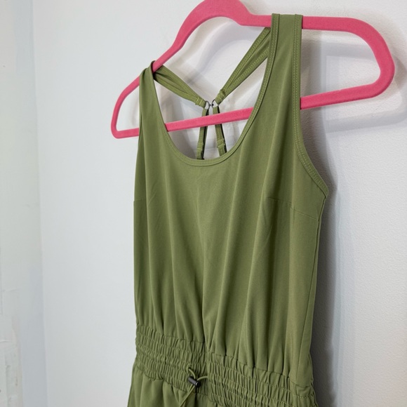 Abercrombie & Fitch Green Athletic Shorts Romper Women's Small Travel Athletic - Picture 9 of 13